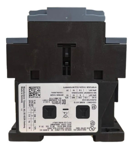Contator Tripolar 120v 3rt2026-1ag20 Siemens 127v