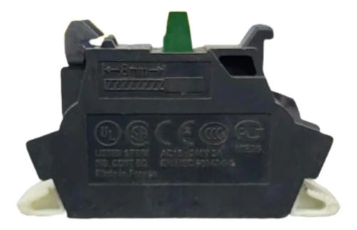 Kit Com 2 Peças: Bloco De Contato 1na Zbe1015 Schneider Preto -