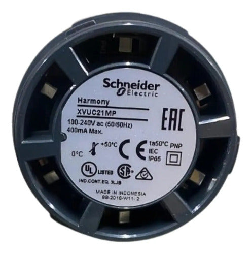Base + Tampa Preta 60mm Xvuc21mp P Coluna Luminosa Schneider
