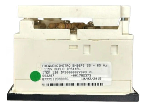 Frequencimetro Bh96pi 55 A 65hz Duplo 115v Ip54 Kron Novo!