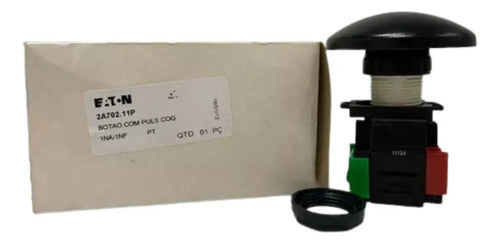Botão 2a-702.11p 22mm 1naf Preto Eaton