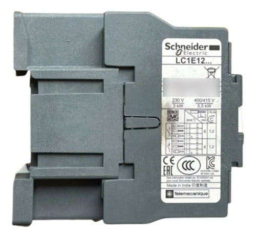 Contator 3p 12a 1na 24vca Lc1e1210b7 Schneider 24v