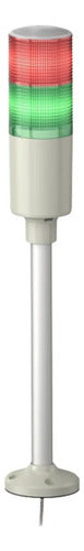 Coluna Luminosa Xvgm2sh Ø60mm Led Vm Vd 220vca Schneider Vermelho E Verde 220 Vca