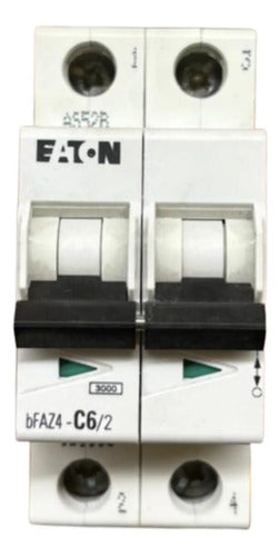 Disjuntor Bipolar Bfaz4-c6/2 6a 4,5ka Eaton -