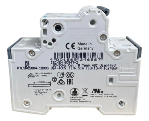Disjuntor 2p 5sy6232-7 C32 Siemens