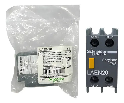 Kit Com 2 Peças: Contato Auxiliar 2na Laen20 Schneider 2na