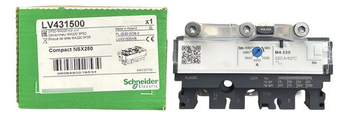 Disparador 3p Nsx250 Ma220 Lv431500 Schneider - 50-60hz