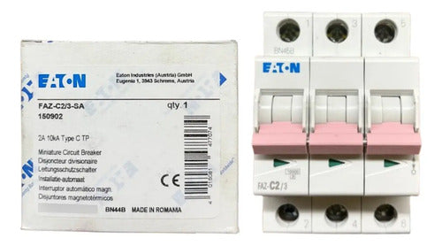 Disjuntor Tripolar Faz-c2/3-sa 2a Eaton