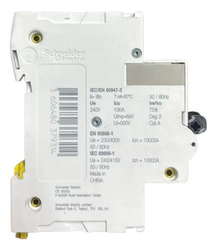 Disjuntor C120n 1p Curva C 80a 440v A9n18357 Schneider