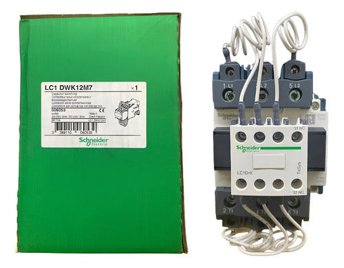 Contator Comutação Banco De Capacitores Lc1dwk12m7 Schneider