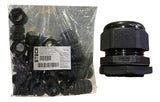 Kit Com 25 Peças: Prensa Cabo S805cpti Preto Pg29 Steck