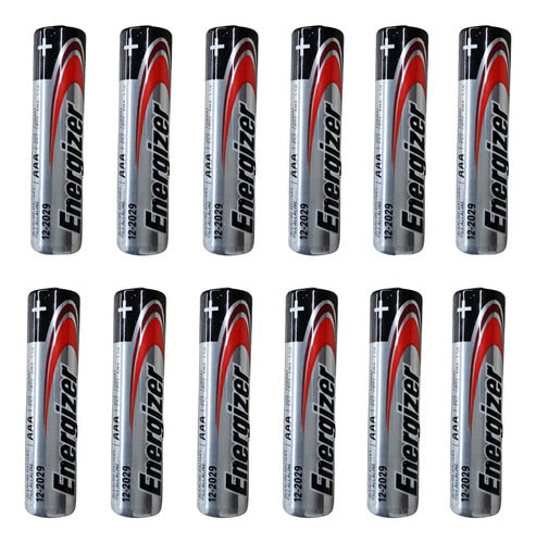Kit C/ 12: Pilhas Energizer Max Aaa 1,5v Palito Cilíndrica