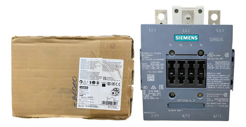 Contator Tripolar 3rt1056-6ar36 185a 90kw 400v Siemens 400v