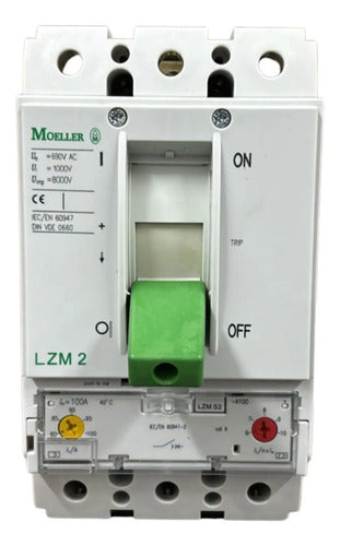 Disjuntor Tripolar Lzms2-a100 100a 100ka Moeller