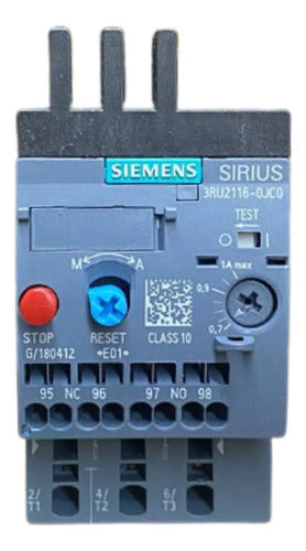 Relé Térmico 3ru2116-0jc0 0,7-1a Siemens  690
