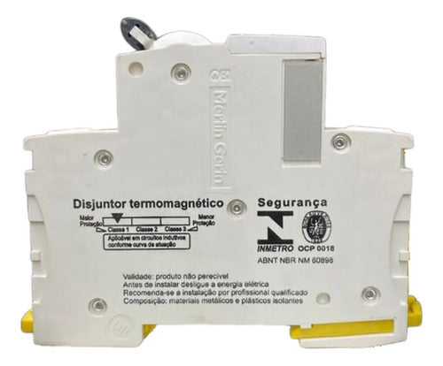 Disjuntor Acti9 Ic60h 1p Curva C 4a 230v A9f84104 Schneider