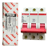 Kit Com 2: Disjuntor Tripolar Sdd63c50 50a Curva C Steck