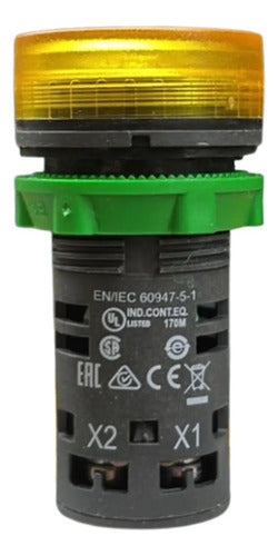 Sinalizador Sonoro 22mm Plástico 90db Xb5ks2b8 Schneider 24vca/cc