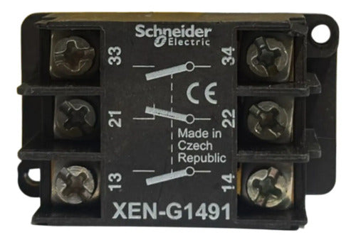 Bloco De Contato 1 Velocidade P/ Xaca942 Xeng1491 Schneider