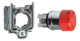 Cabeçote Para Botão E Corpo 2nf Xb4bs444 Vermelho Schneider  Vermelho -