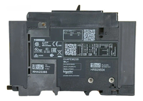 Disjuntor Mag Tesys Gv4 115a Mn 100ka Gv4le115s6 Schneider 380/415v