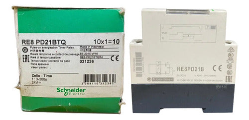 Rele Temporizador 24vca/c 3-300s Re8pd21b Schneider