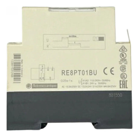 Rele Temporizador Re8pt01butq 0,1-3s 24-240vca Schneider 24/240vca