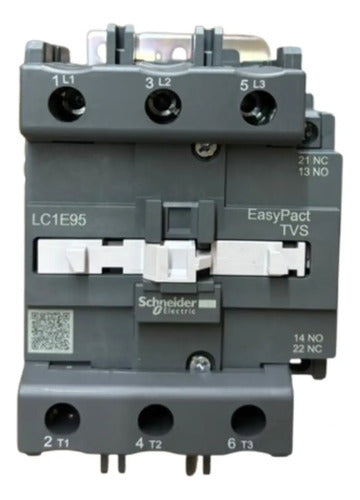 Contator 3p 95a 1na+1nf 24vca 50/60hz Lc1e95b7 Schneider 24v