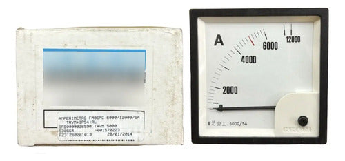 Amperimetro Fm96pc 6000/12000/5a Ip54 + Rl + Trmv 5000a Kron