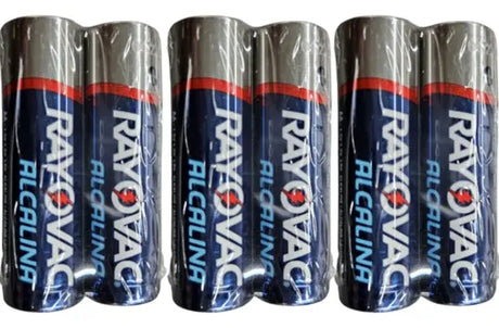 Pilha Rayovac Alcalina Aa 1,5v Lr6 Kit Com 06 Peças