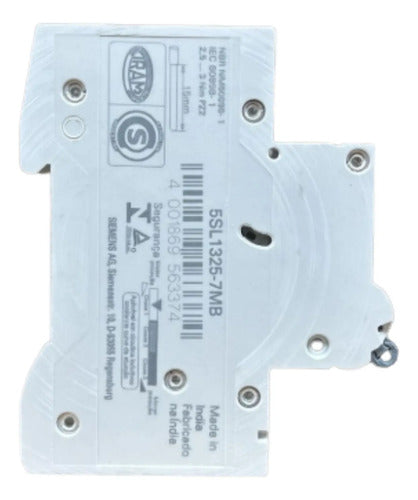 Disjuntor Tripolar 25a Curva C 5sl1325-7 Siemens