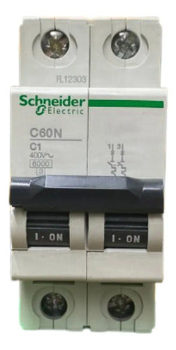 Disjuntor C60n C1 2x1a 24331 Schneider