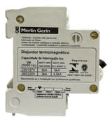 Kit Com 6 Peças: Disjuntor 1p 50a K32a1c50 Schneider