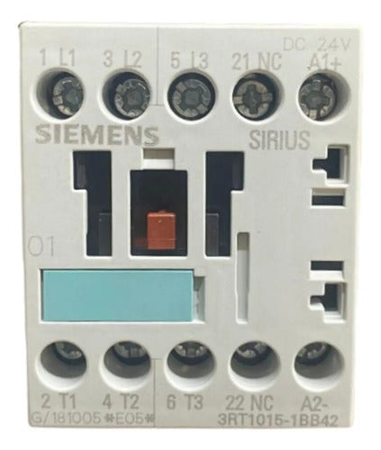 Contator 3rt1015-1bb42 07a 1nf 24vcc Siemens