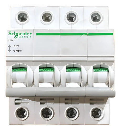 Interruptor Seccionador Isw 4p 100a 415v A9s65491 Schneider