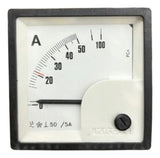 Amperimetro Fm72pc 72x72mm 50/100/5a Travamento Em 21a Kron