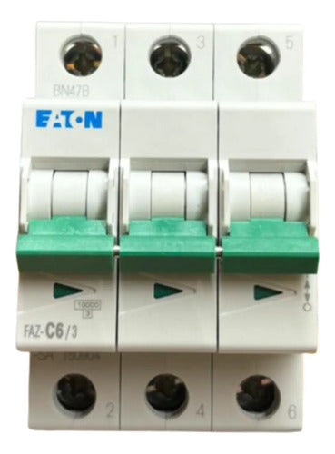 Disjuntor Tripolar Faz-c6/3-sa 6a Eaton