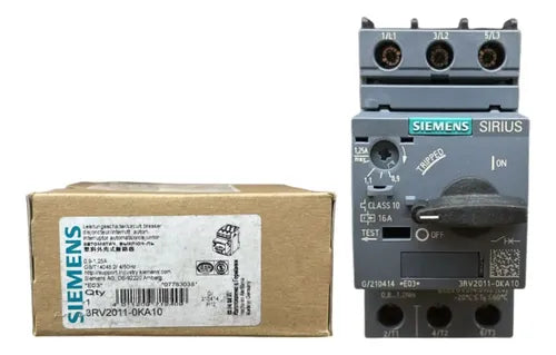 Disjuntor Motor 3rv2011-0ka10 0,9-1,25a Siemens Não Informado 50/60hz