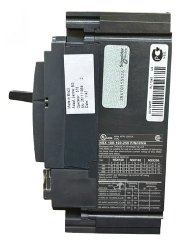 Disjuntor Tripolar 100a Nsx100f-tm100d Lv429630 Schneider