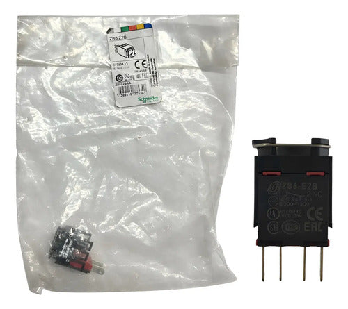 Corpo Para Botão 16mm Luminoso Led Branco Zb6zb11b Schneider Preto 0