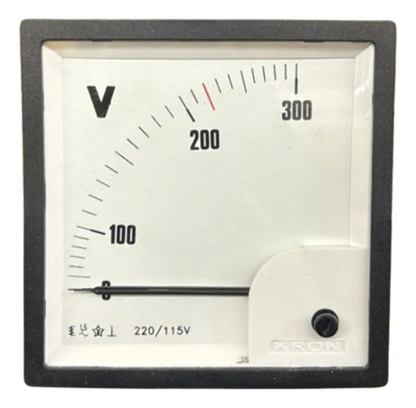 Voltimetro Fm96pc Esc 300v Travamento 220v 220/115vca Kron
