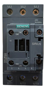 Contator Tripolar 41a 24vca 3rt2035-1ac20 Siemens 24vca