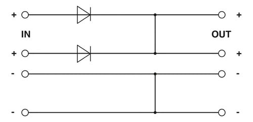 Modulo De Redundância Quint-diode/12-24dc/2x20/1x40 2320157