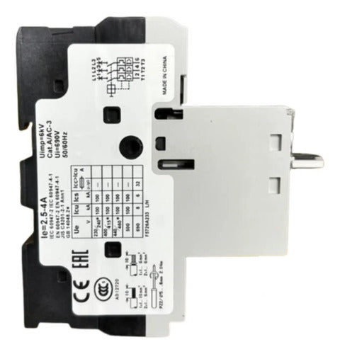 Disjuntor Motor Eletromagnético 2,5 - 4a Gps1bhah 101241 Ge 50/60 Hz