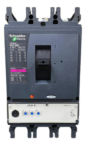 Disjuntor Tripolar Nsx400h 400a 3p3d Lv432695 Schneider