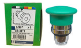 Cabeçote Para Botão Ø22mm Metálico Zb4bt3 Schneider Verde -