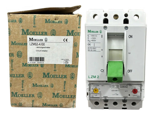 Disjuntor Tripolar Lzms2-a100 100a 100ka Moeller