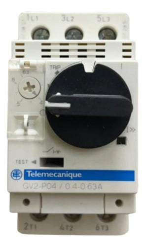Disjuntor Motor 0,40-0,63a Gv2p04 Telemecanique 690v 50-60hz