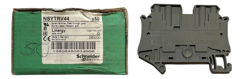 Kit Com 3: Conector Parafuso 4 Pontos Nsytrv44 Schneider