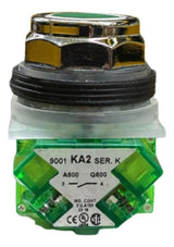 Botão 30mm Metálico 9001kr1gh5 Verde Schneider Verde -